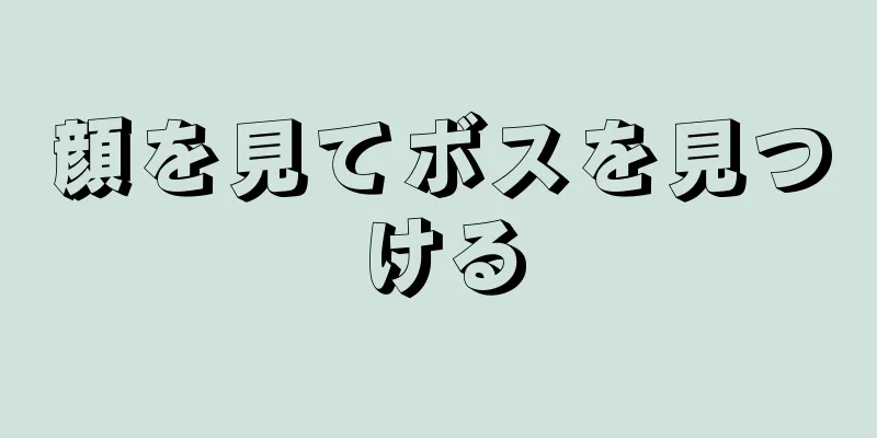 顔を見てボスを見つける