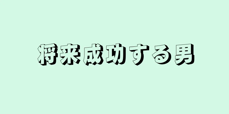 将来成功する男