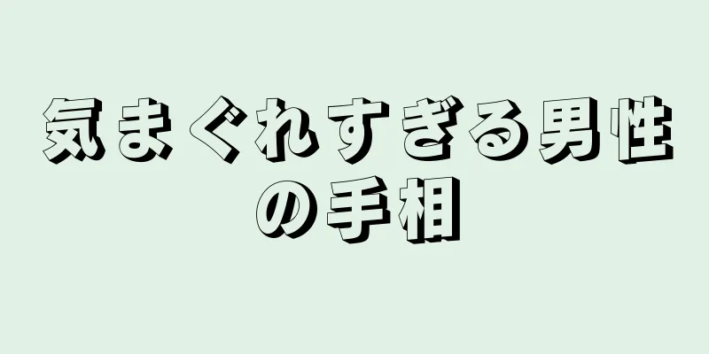 気まぐれすぎる男性の手相