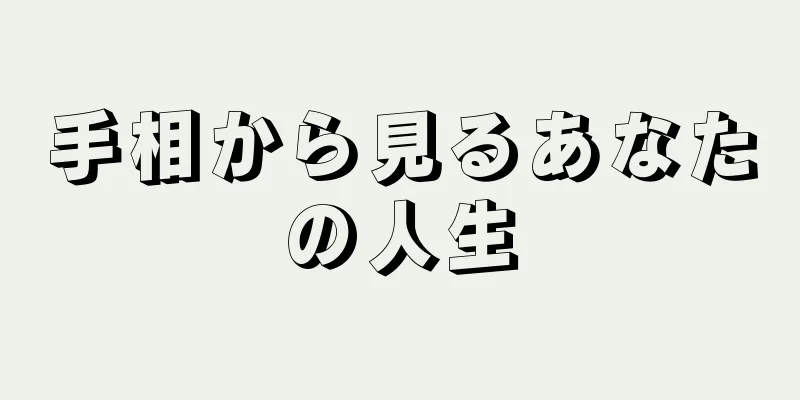 手相から見るあなたの人生