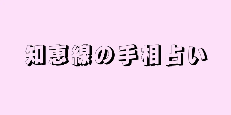 知恵線の手相占い