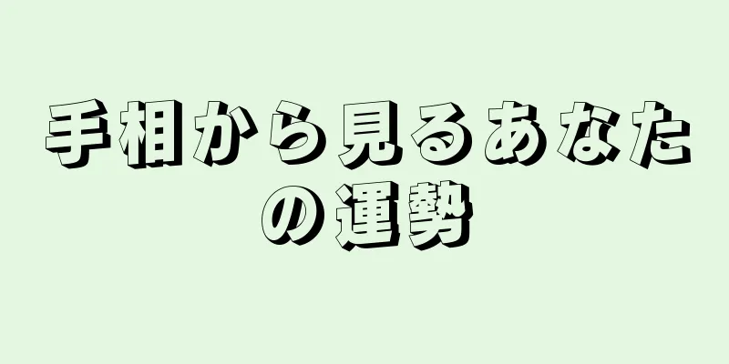 手相から見るあなたの運勢