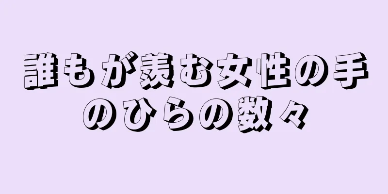 誰もが羨む女性の手のひらの数々