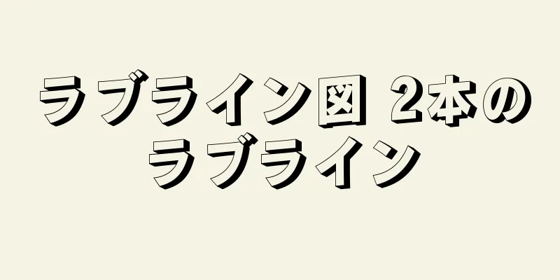 ラブライン図 2本のラブライン