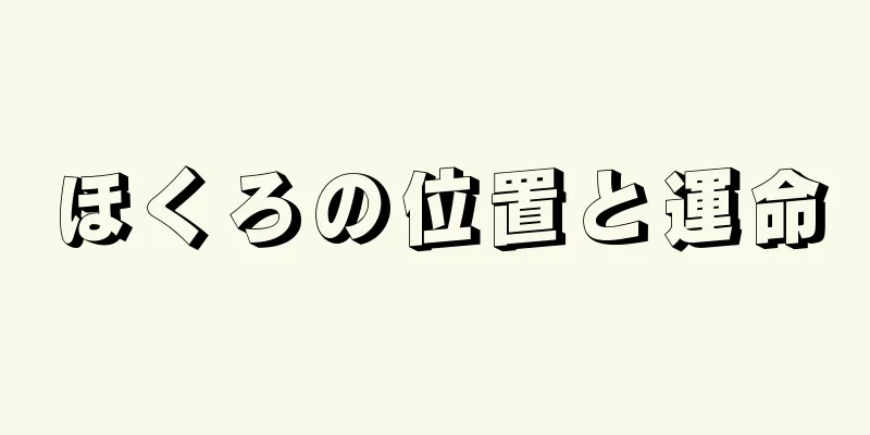 ほくろの位置と運命