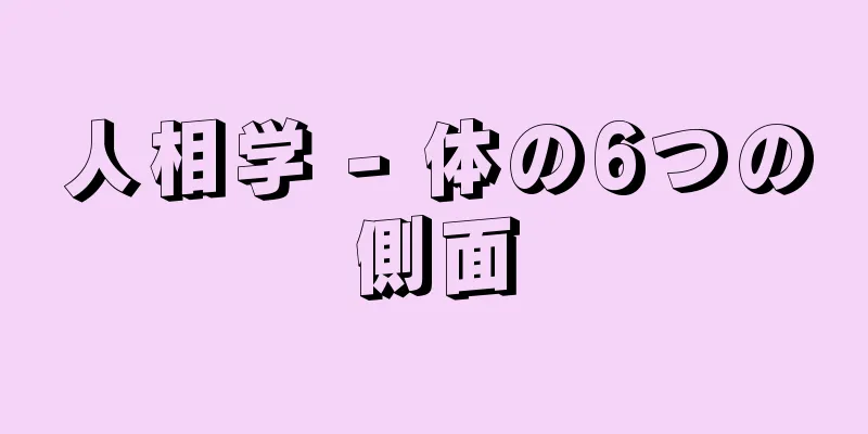 人相学 - 体の6つの側面