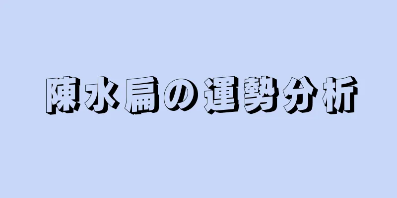 陳水扁の運勢分析