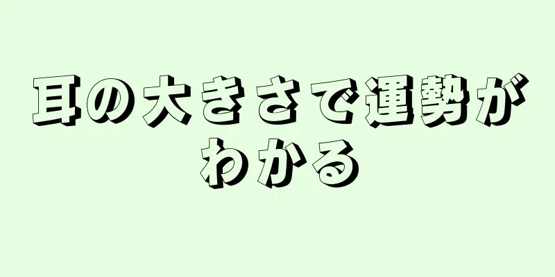 耳の大きさで運勢がわかる