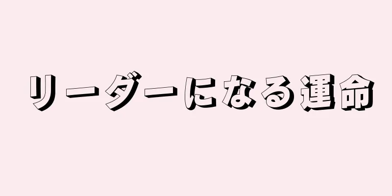 リーダーになる運命