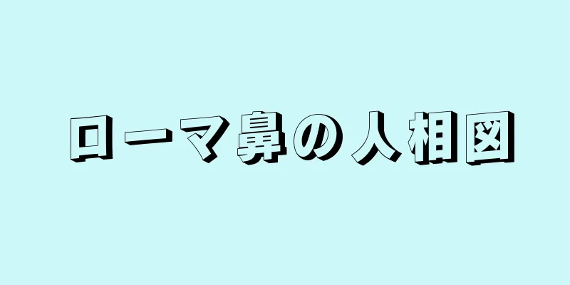 ローマ鼻の人相図