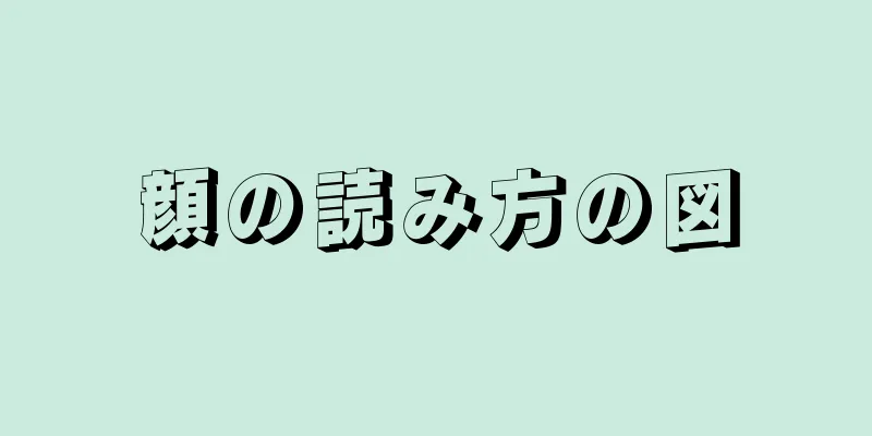 顔の読み方の図