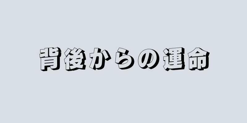 背後からの運命