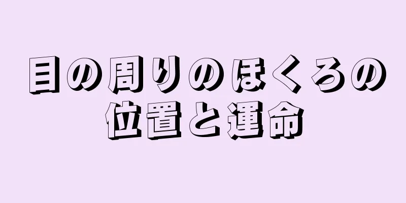 目の周りのほくろの位置と運命