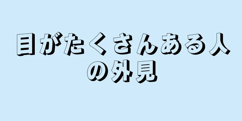 目がたくさんある人の外見