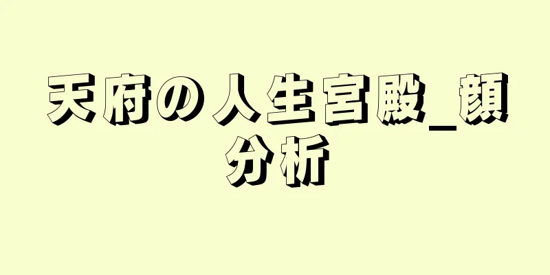 天府の人生宮殿_顔分析