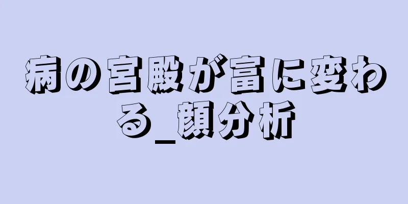 病の宮殿が富に変わる_顔分析