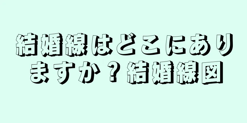 結婚線はどこにありますか？結婚線図