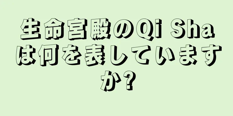 生命宮殿のQi Shaは何を表していますか?