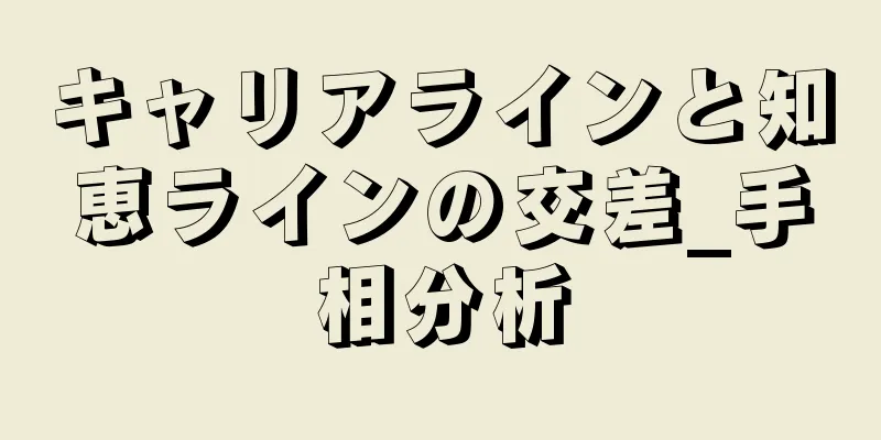 キャリアラインと知恵ラインの交差_手相分析