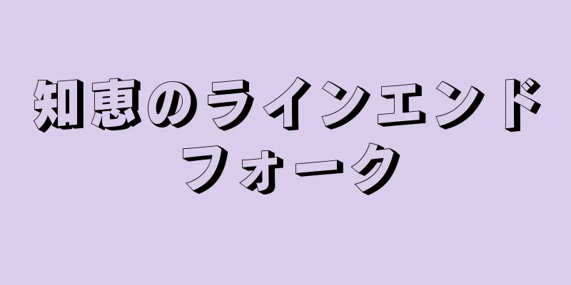 知恵のラインエンドフォーク