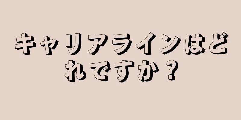 キャリアラインはどれですか？