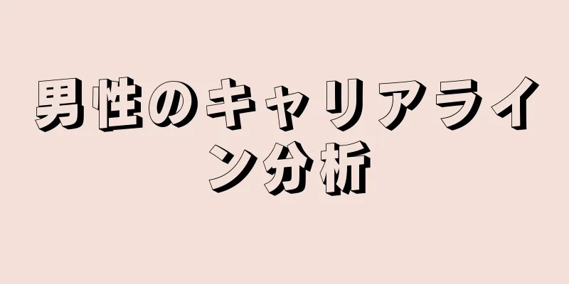 男性のキャリアライン分析