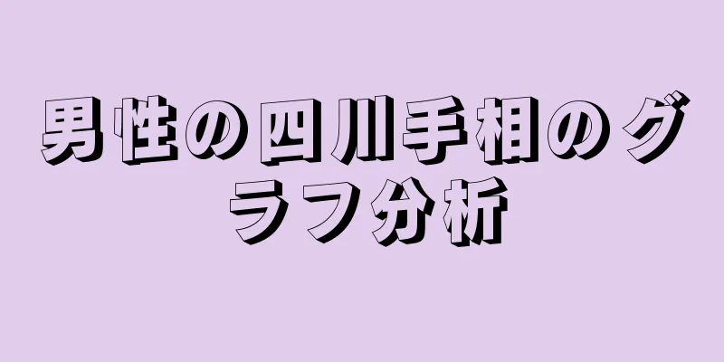 男性の四川手相のグラフ分析